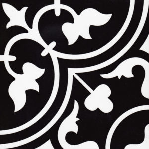 Keys Fleur Black Matt 200x200