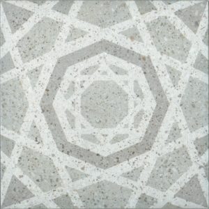 Terrazzo Yati Grey Ceramic Matt 200x200